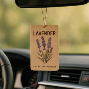Natural Lavender Car Air Freshener Long Lasting Scent for Auto Interior