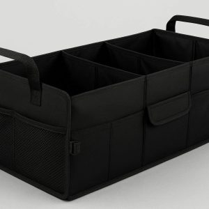 Large Capacity Trunk Organizer with Multiple Compartments