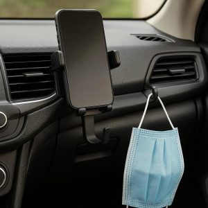 Universal Car Dashboard and Door Hook for Phones and Masks